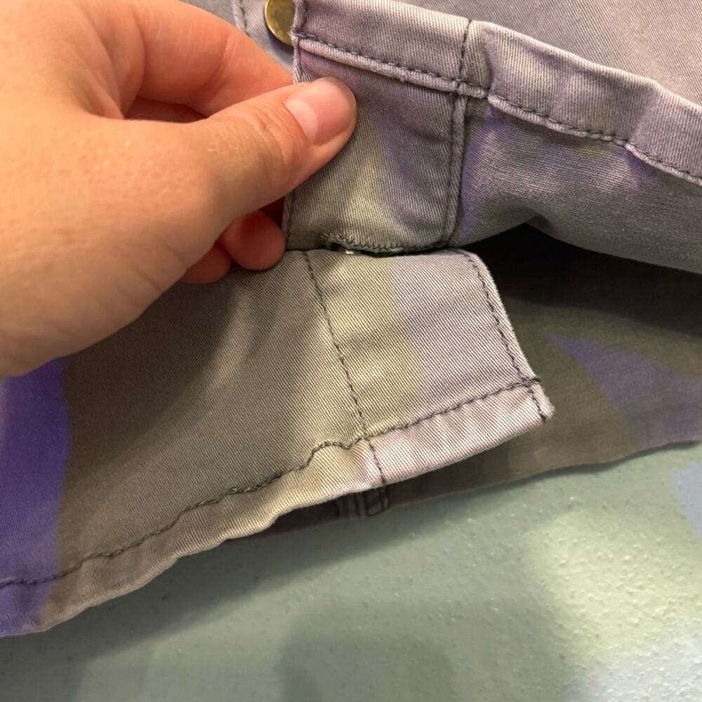 Altar’d State Gray Button-Front A-Line Skirt | Size Medium - Picture 7 of 10